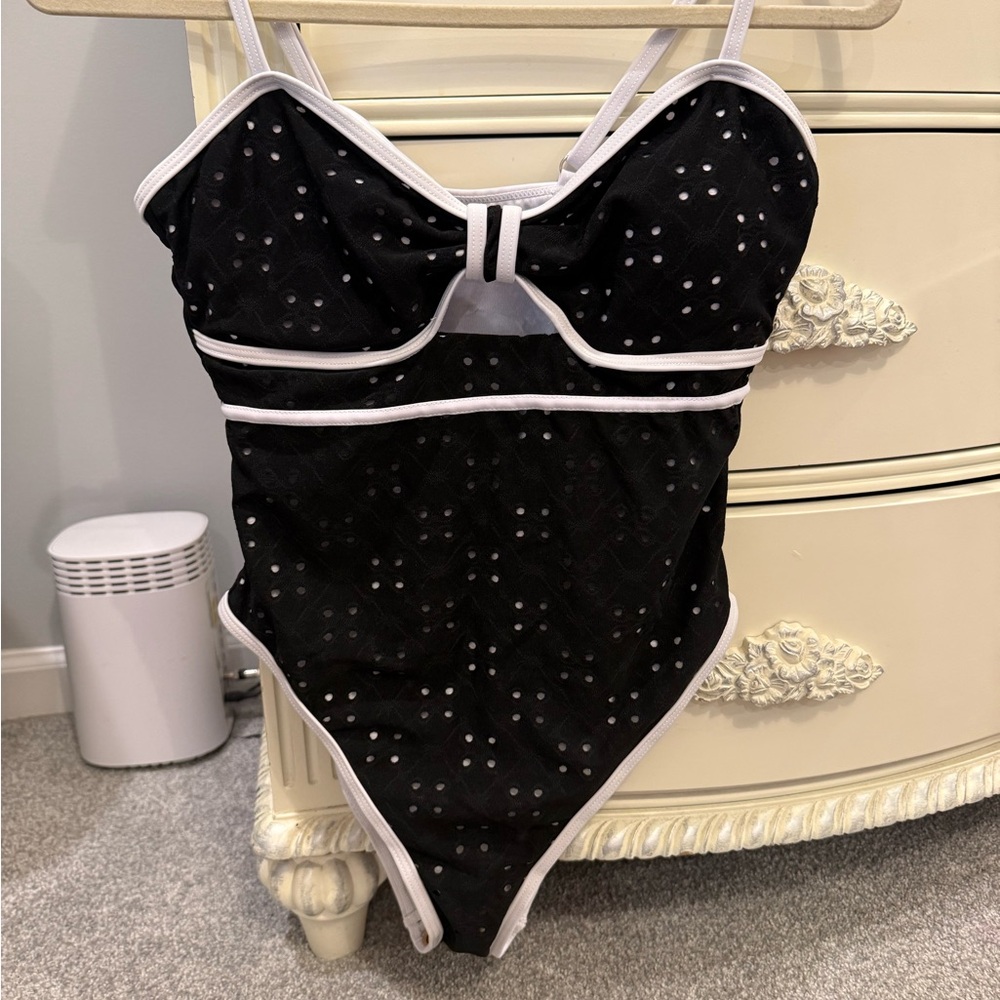 Amazon Black and White Women's One Piece Swimsuit